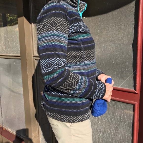 Eddie Bauer 1/4 zip Quest fleece pullover Sz S - Picture 2 of 4